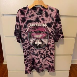 Metallica Tie-Dye Shirt - Size: Large